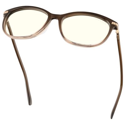 GUNNAR kancelářske/herní brýle  INGRID COCOA FADE CRYSTAL čirá skla  BLF 35 GUNNAR focus