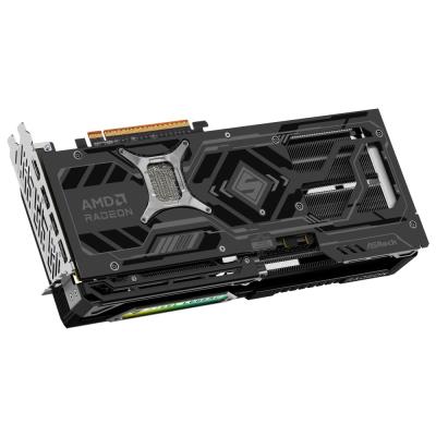 ASROCK AMD Radeon RX 9070 XT Steel Legend Dark 16GB / 16GB GDDR6 / PCI-E / HDMI / 3x DP / černá