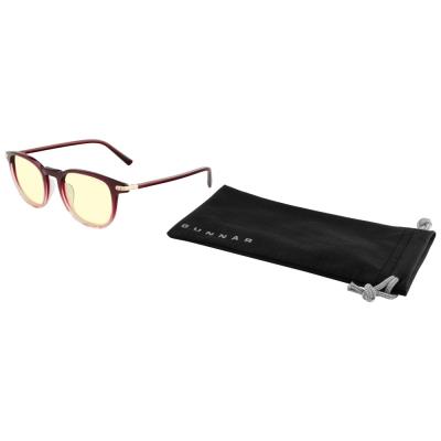 GUNNAR kancelářske/herní brýle  SOFIA GARNET FADE CRYSTAL čirá skla BLF 35 GUNNAR focus