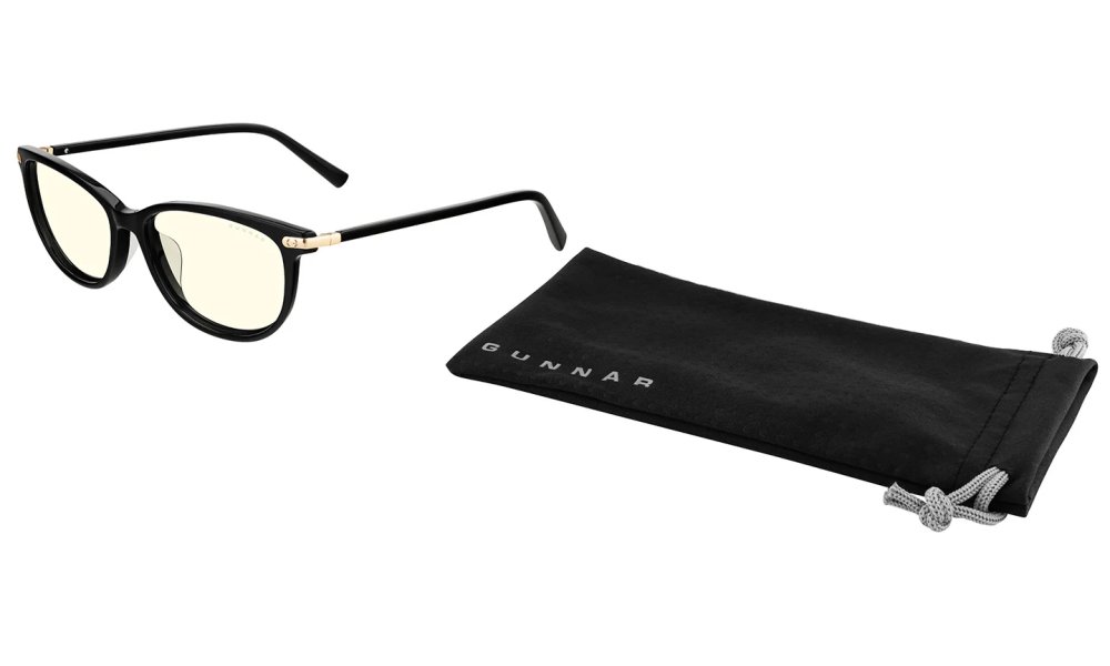 GUNNAR kancelářske/herní brýle  INGRID ONYX čirá skla  BLF 35 GUNNAR focus