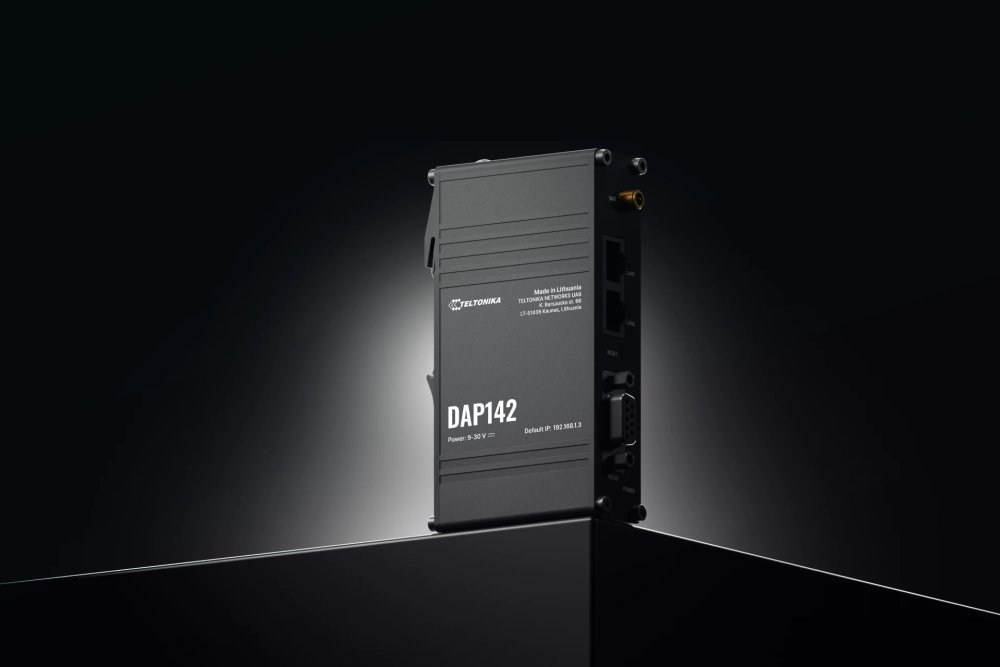 Teltonika DAP142 průmyslový bezdrátový Acces point, RS232, WiFi 4, Mesh (802.11s), 2x RJ45