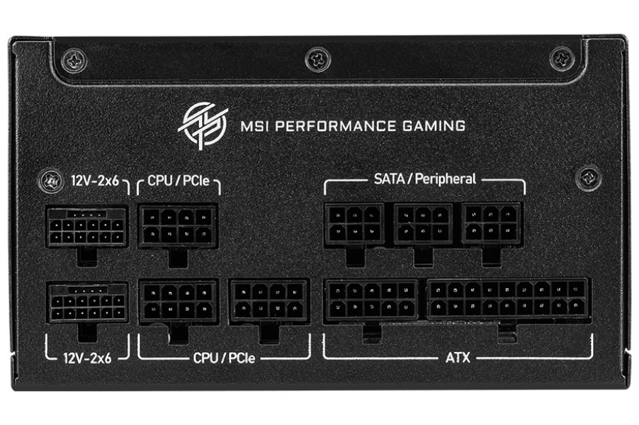 MSI zdroj MPG A1000GS PCIE5/ 1000W/ ATX3.1/ akt. PFC/ 10 let celk. záruka/ 135mm fan/ modulární kabeláž/ 80PLUS Gold