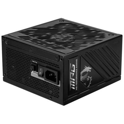 MSI zdroj MPG A1000GS PCIE5/ 1000W/ ATX3.1/ akt. PFC/ 10 let celk. záruka/ 135mm fan/ modulární kabeláž/ 80PLUS Gold