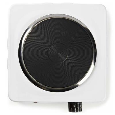 POŠKOZENÝ OBAL - NEDIS elektrický vařič/ 1 plotýnka/ výkon 1500 W/ ochrana proti přehřátí/ bílý