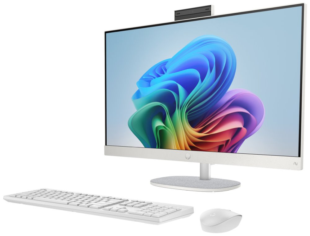 HP 27-ct2007nc/ AiO/ Ryzen AI 7 350/ 32GB DDR5/ 1TB SSD/ Radeon™ Graphics/ 27" FHD,matný/ W11H/ kbd+myš/ bílý