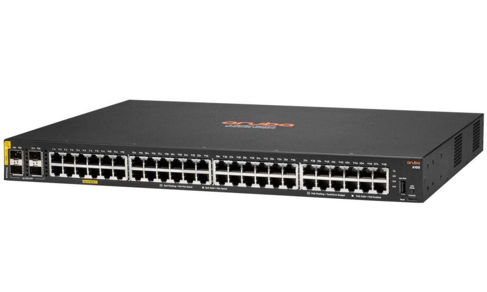 HPE Networking CX 6100 48G CL4 PoE 4SFP+ 740W