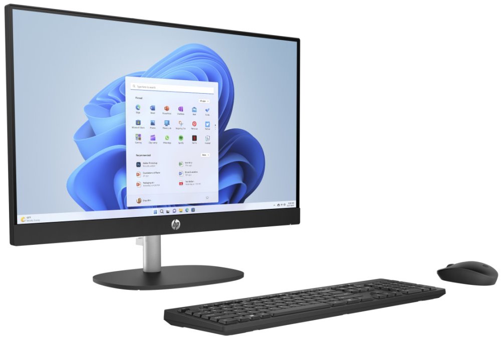 HP 24-cr2007nc/ AiO/ Ultra 7-255U/ 32GB DDR5/ 1TB SSD/ Intel® Graphics/ 24" FHD,matný/ W11H/ kbd+myš/ černý