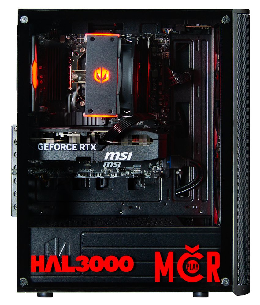 HAL3000 MČR Finale Pro / AMD Ryzen 7 5700X/ 32GB/ RTX 5070/ 1TB PCIe SSD/ WiFi/ W11