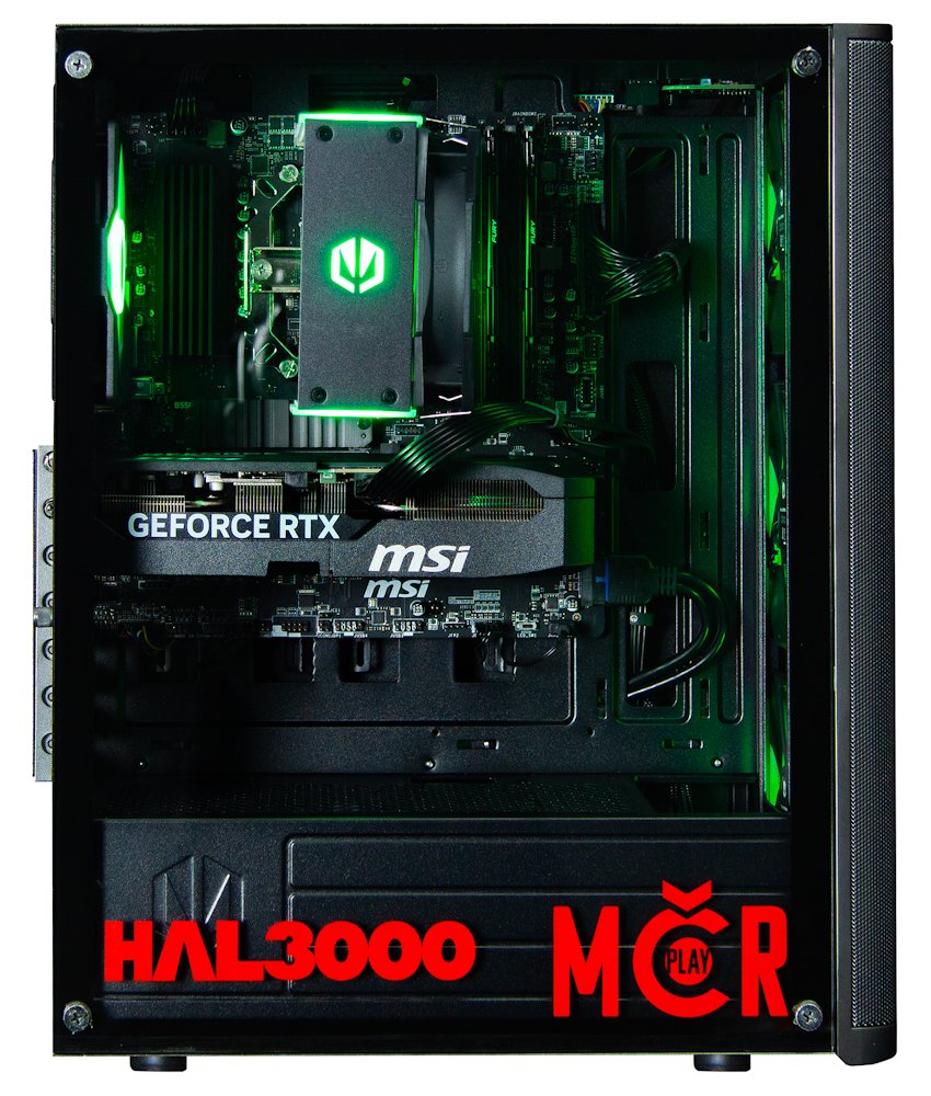 HAL3000 MČR Finale Pro / AMD Ryzen 7 5700X/ 32GB/ RTX 5070/ 1TB PCIe SSD/ WiFi/ W11