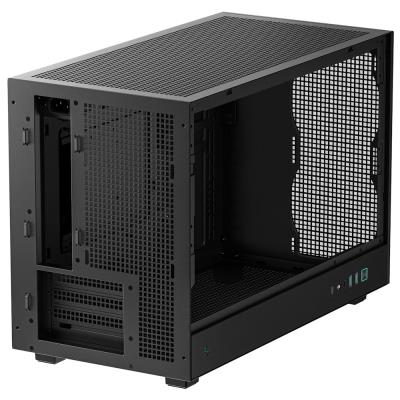 DEEPCOOL skříň CH260 / microATX / 2 x USB 3.0 / USB-C / mesh panel / tvrzené sklo / černá