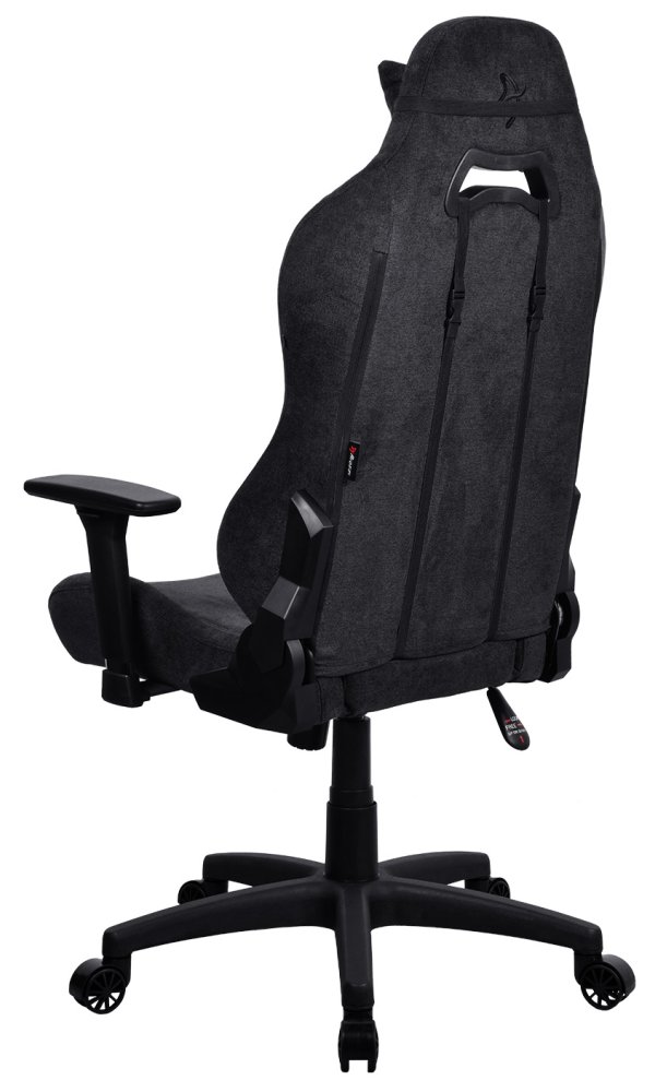 AROZZI herní židle TORRETTA Soft Fabric v2/ látkový povrch/ černá