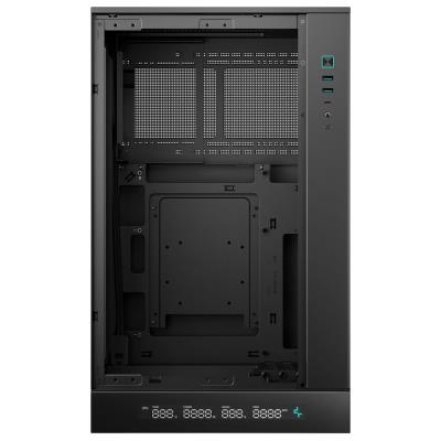 DEEPCOOL skříň CH270 Digital / microATX / 2 x USB 3.0 / USB-C / mesh panely / černá