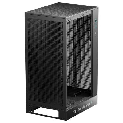 DEEPCOOL skříň CH270 Digital / microATX / 2 x USB 3.0 / USB-C / mesh panely / černá