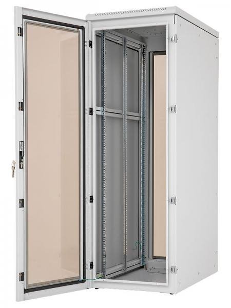 Triton 19" rozvaděč stojanový 32U/600x600 IP54,2-bod.z.,pro mon.chl.j.RAL7035, šedá