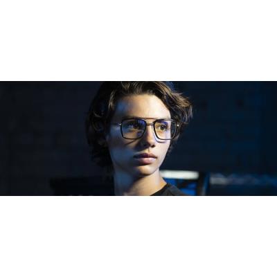 POŠKOZENÝ OBAL - GUNNAR kancelářske/herní brýle  BARRON SILVER čirá skla BLF 35 GUNNAR focus