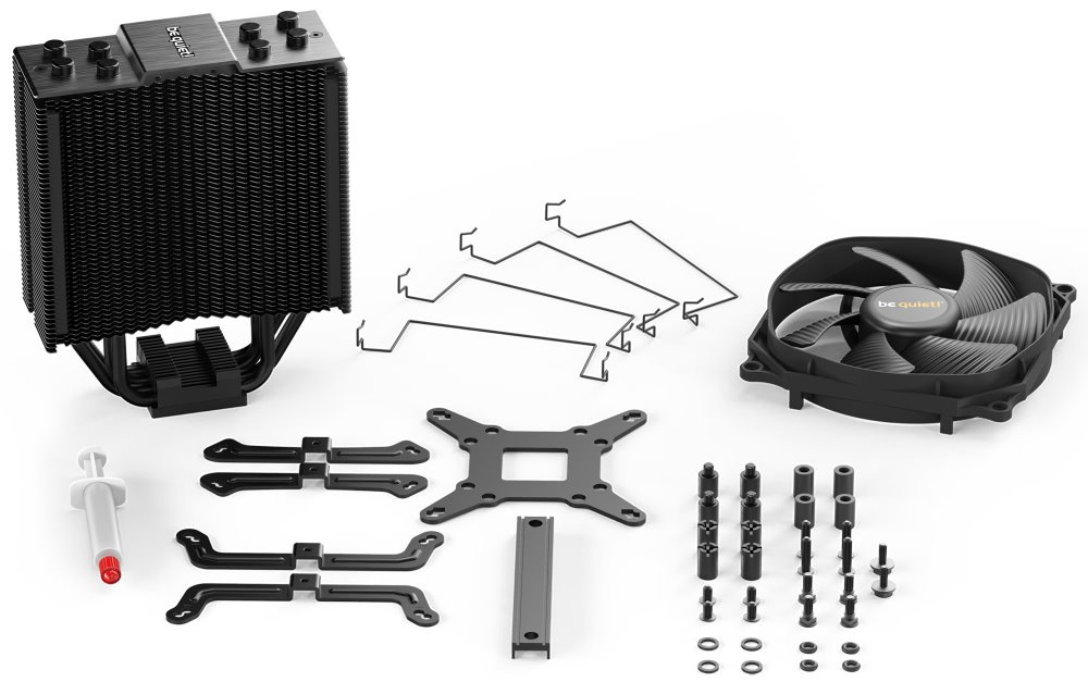 POŠKOZENÝ OBAL - Be quiet! chladič CPU Dark Rock Slim / 180W TDP / 120 fan / 4 heatpipes