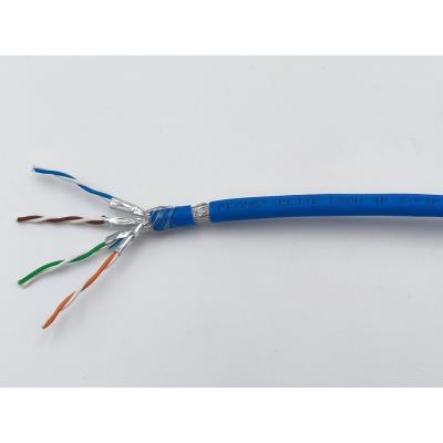 PLANET kabel SFTP, drát, Cat 6A, 4p, 500MHz, LS0H, stíněný každý pár,Planet Elite, modrý, Dca, balení 500m