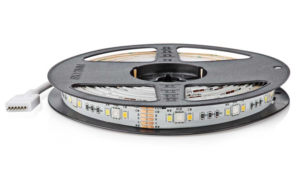 NEDIS Wi-Fi chytrý LED pásek/ 20W/ 220 - 240V/ IP21/ 960lm/ 2700 - 6500 K/ teplá až studená bílá/ Nedis® SmartLife/ 5m