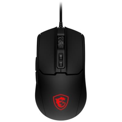 MSI herní myš FORGE GM100/ drátová/ 6.400 dpi/ RGB podsvícení/ 7 tlačítek/ USB