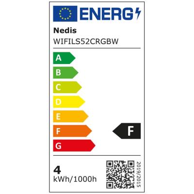 NEDIS Wi-Fi chytrý LED pásek/ 20W/ 220 - 240V/ IP21/ 960lm/ 2700 - 6500 K/ teplá až studená bílá/ Nedis® SmartLife/ 5m