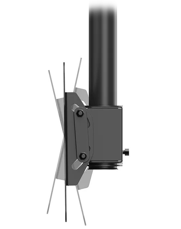 Neomounts CL35-340BL12 Flat Screen Ceiling Mount (Height: 106-156 cm)