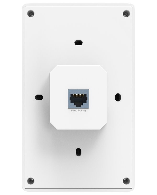 TP-Link EAP725-Wall Omada BE3600 AP DualBand Wi-Fi 7, 688Mbps 2.4 GHz + 2882 Mbps 5 GHz, 1x 2.5GWAN, 1x 2.5GLAN, 2x GLAN
