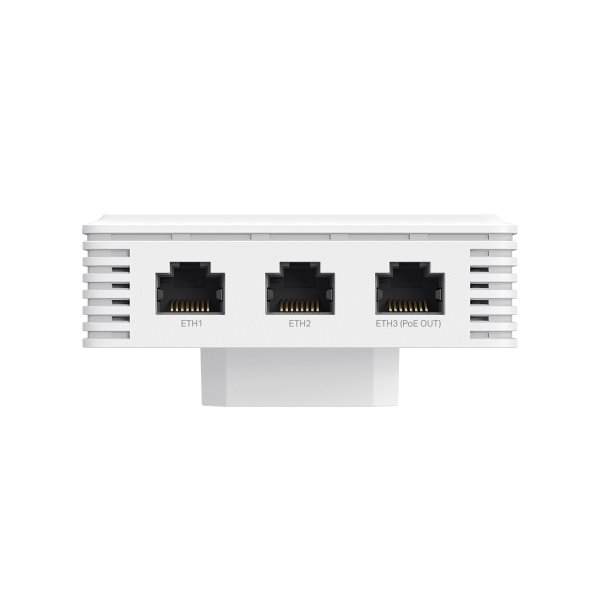 TP-Link EAP725-Wall Omada BE3600 AP DualBand Wi-Fi 7, 688Mbps 2.4 GHz + 2882 Mbps 5 GHz, 1x 2.5GWAN, 1x 2.5GLAN, 2x GLAN