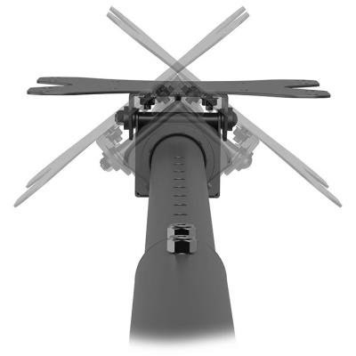 Neomounts CL35-340BL12 Flat Screen Ceiling Mount (Height: 106-156 cm)