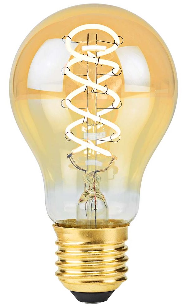 NEDIS LED žárovka E27/ A60/ 3,8 W/ 220 V/ 250 lm/ 2100 K/ stmívatelná/ extra teplá bílá/ retro styl