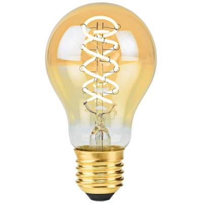 NEDIS LED žárovka E27/ A60/ 3,8 W/ 220 V/ 250 lm/ 2100 K/ stmívatelná/ extra teplá bílá/ retro styl