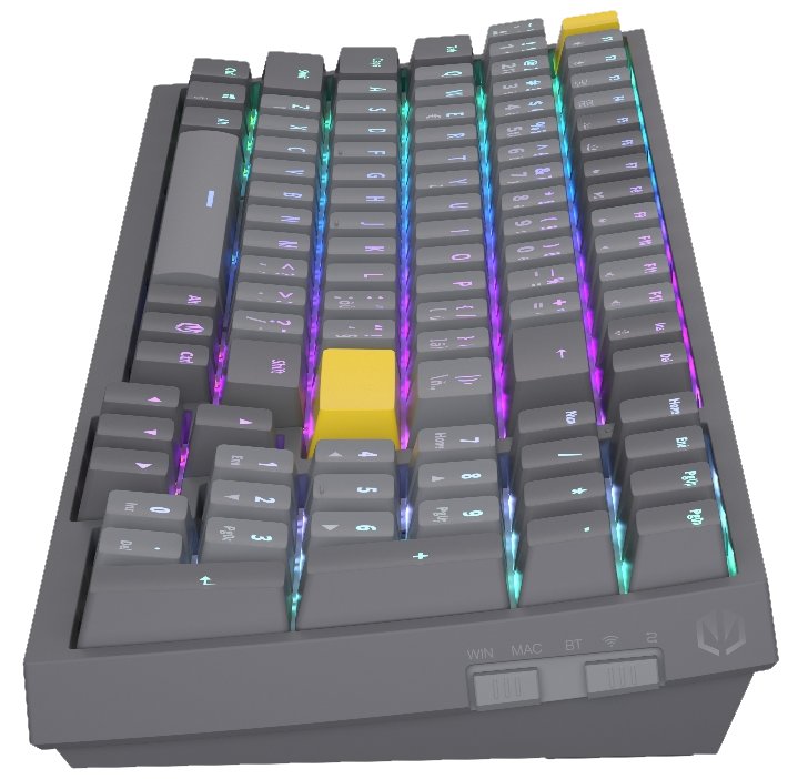 Endorfy mechanická klávesnice Celeris 1800 CZ / BT / USB / bezdrát / MacOS kompatibilní / sidetune / CZ/SK layout