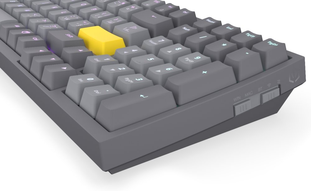 Endorfy mechanická klávesnice Celeris 1800 CZ / BT / USB / bezdrát / MacOS kompatibilní / sidetune / CZ/SK layout