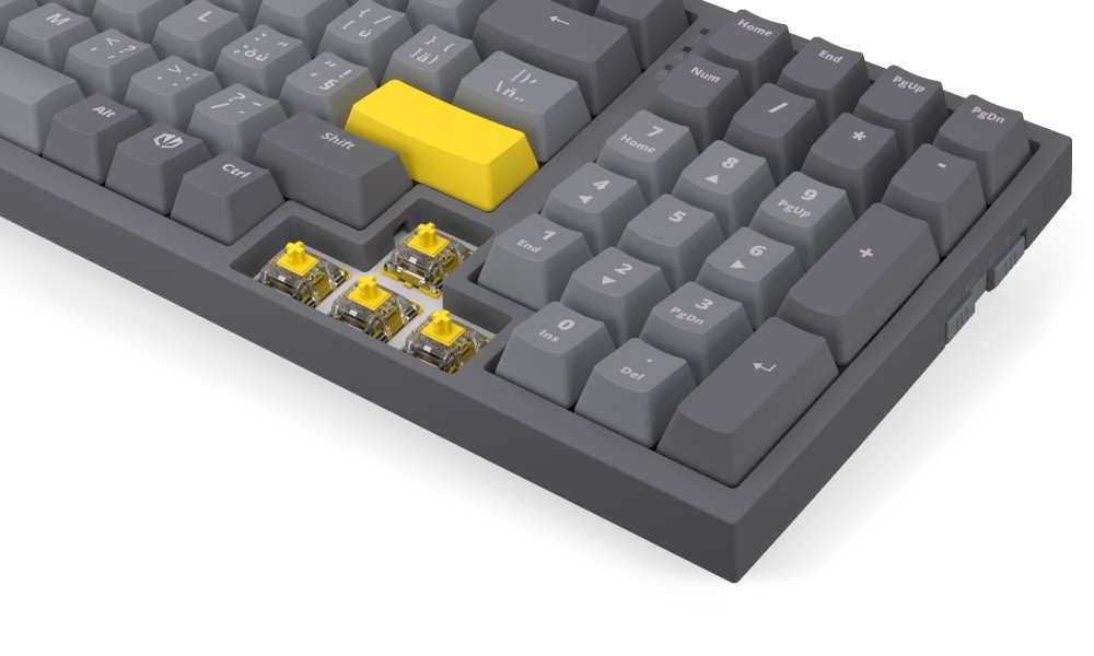 Endorfy mechanická klávesnice Celeris 1800 / BT / USB / bezdrát / MacOS kompatibilní / sidetune / US layout