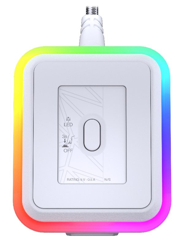 Endorfy dokovací stanice pro LIV a LIV Plus / USB port / RGB podsvícení / bílá