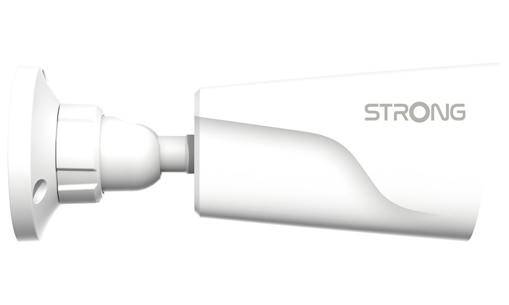 STRONG IP kamera BUL05SD0-P/ Bullet/ PoE/ LAN/ 5Mpix/ objektiv 4mm/ IP67/ duální vidění/ Super Dark/ ONVIF/ bílá