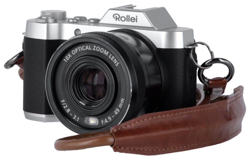 POŠKOZENÝ OBAL - Rollei Powerflex 10x Retro/ 8 MPix/ 10x zoom/ 2,88" LCD/ 1440p video/ Černý
