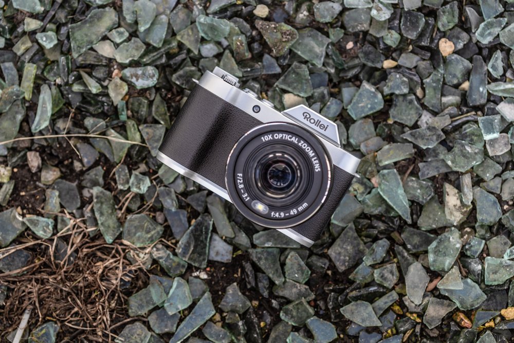 POŠKOZENÝ OBAL - Rollei Powerflex 10x Retro/ 8 MPix/ 10x zoom/ 2,88" LCD/ 1440p video/ Černý