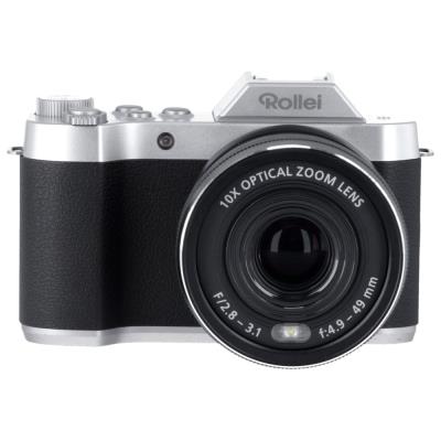 POŠKOZENÝ OBAL - Rollei Powerflex 10x Retro/ 8 MPix/ 10x zoom/ 2,88" LCD/ 1440p video/ Černý