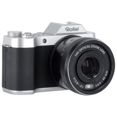POŠKOZENÝ OBAL - Rollei Powerflex 10x Retro/ 8 MPix/ 10x zoom/ 2,88" LCD/ 1440p video/ Černý