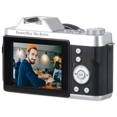 POŠKOZENÝ OBAL - Rollei Powerflex 10x Retro/ 8 MPix/ 10x zoom/ 2,88" LCD/ 1440p video/ Černý