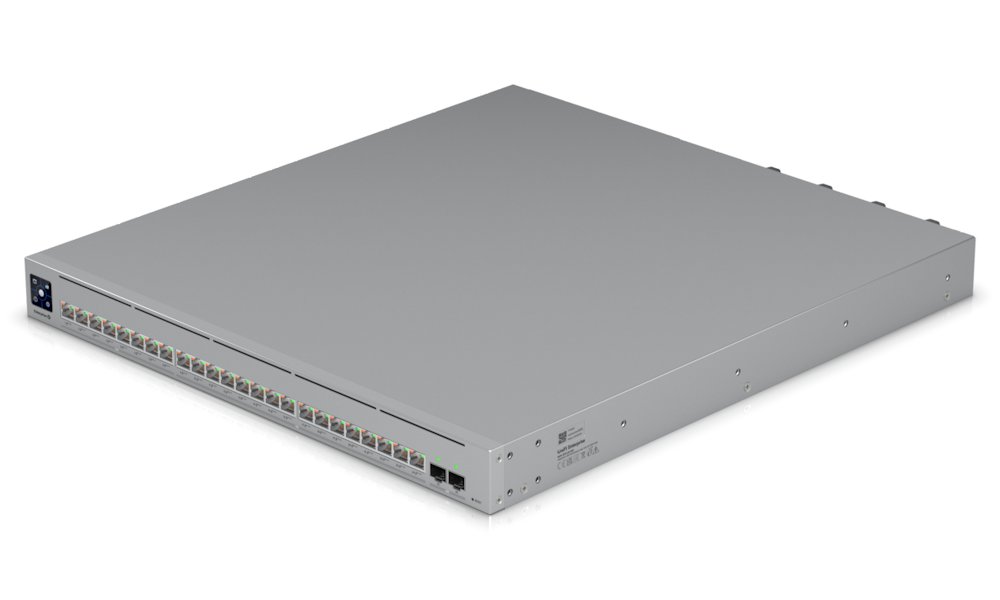 Ubiquiti UniFi Switch Enterprise Campus 24 PoE - 16x 10GbE, 8x 2.5GbE, 2x SFP28, 24x PoE+++ (PoE 1050W)