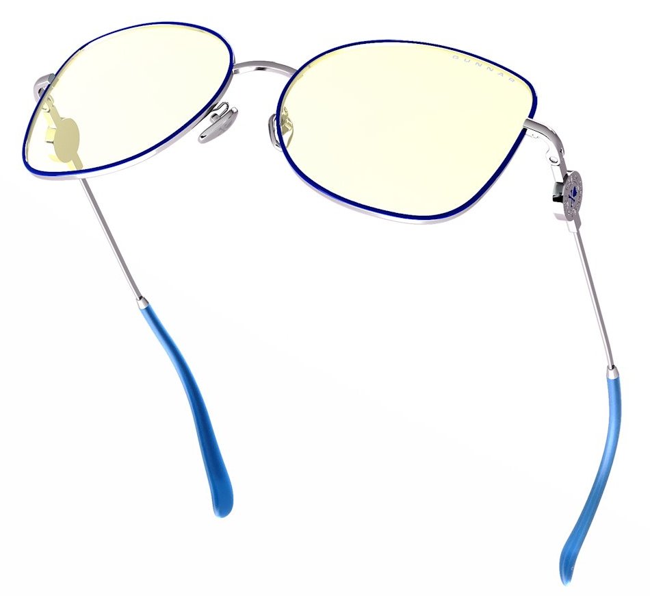 GUNNAR kancelářske/herní brýle  DIGITAL PRINCESS - TOKIDOKI PERIWINKLE jantarová skla BLF 65 GUNNAR focus