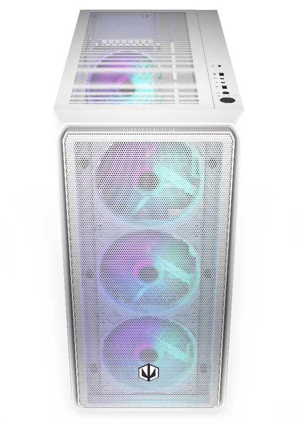 Endorfy skříň Arx 700 ARGB / ATX / 4x 140 ARGB fan (až 8 fans) / 2x USB / USB-C / mesh p. / tvrzené sklo / bílá