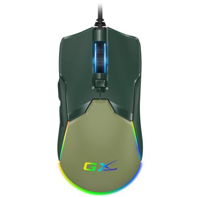 GENIUS GX GAMING Scorpion M700 Army Green/ drátová/ RGB podsvícení/ 800-7200 dpi/ USB/ 6tlačítek/ zelená