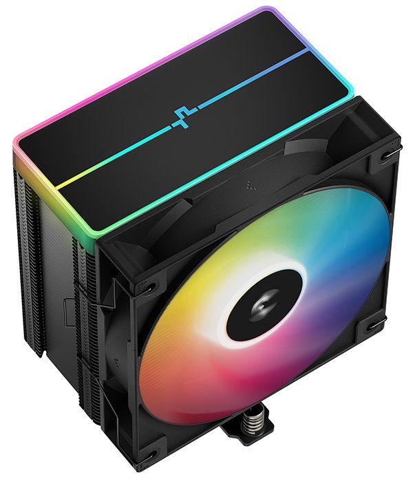 DEEPCOOL chladič AG500 BK ARGB V2 / 120mm ARGB PWM fan / černý