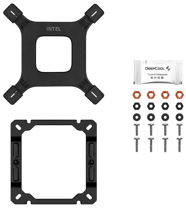 DEEPCOOL chladič AG500 BK ARGB V2 / 120mm ARGB PWM fan / černý