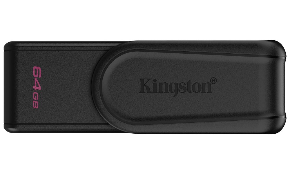 KINGSTON DataTraveler EXODIA S 64GB / USB 3.2 Gen1 / černá + černá