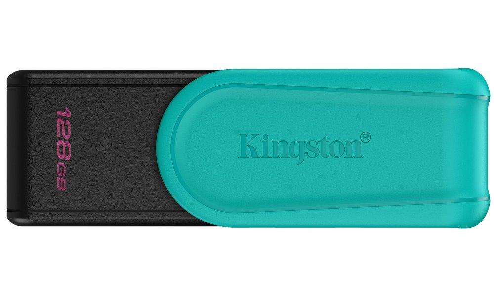 KINGSTON DataTraveler EXODIA S 128GB / USB 3.2 Gen1 / černá + tyrkysová
