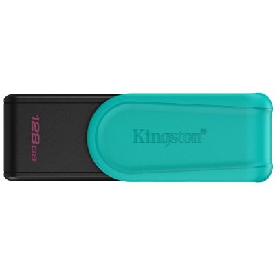 KINGSTON DataTraveler EXODIA S 128GB / USB 3.2 Gen1 / černá + tyrkysová