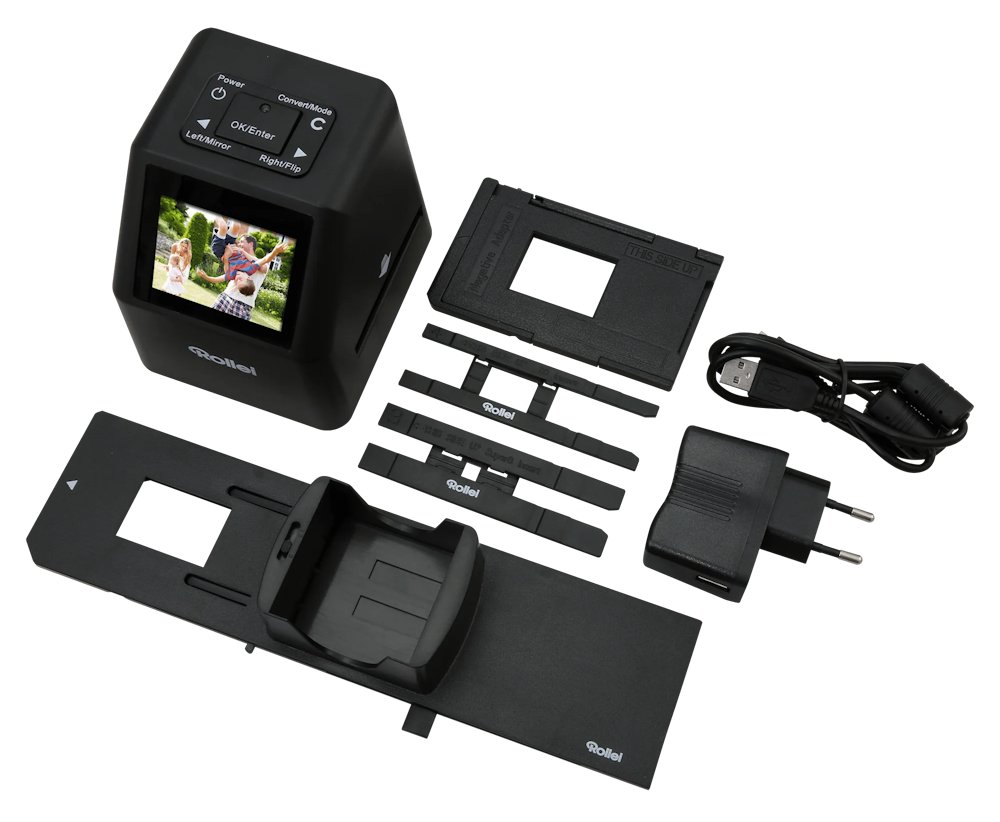 ROLLEI skener DF-S 310 SE/ Negativy/ 14Mpx/ 128MB/ 3600dpi/ 2,4" LCD/ SDHC/ USB